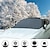cheap Car Sun Shades &amp; Visors-Automobile Magnetic Sunshade Cover Car Windshield Sun Shade Waterproof Protector Cover Car Front Windscreen Cover Four Seasons