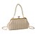 preiswerte Clutches &amp; Taschen für die Abendgarderobe-Damen Clutch Abendtasche Strohsack Clutch-Taschen Stroh Party Täglich Brautparty Perlen Verzierung Hohe Kapazität Langlebig Feste Farbe Khaki Beige