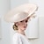 voordelige Hoeden &amp; Hoofdstukken-fascinators kentucky derby hoed vlas hoge hoed sinamay hoed bruiloft casual melbourne cup elegant romantisch brits met bloem hoofddeksel hoofddeksels