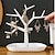 cheap Jewelry &amp; Cosmetic Storage-Jewelry Organizer Tree Jewelry Box Creative Cosmetic Organizer Ring Rack Earrings Necklace Display Makeup Organizer