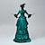ieftine Rochii-Cenușăreasa prințesă de epocă rochie din perioada colonială rococo victoriană de epocă cosplay petrecere de performanță halloween mânecă 3/4 maxi halloween