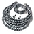 preiswerte Kostümschmuck-Ohrringe Perlenkette Choker Armband 3 Stk Flapper Accessoires Retro Vintage 1920er Legierung für den großen Gatsby Cosplay Damen Modeschmuck Modeschmuck