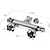 abordables Robinets de douche-mitigeur thermostatique bain douche barre murale, chrome salle de bain baignoire anti-brûlure robinet, bas g1/2 exposé thermostatique douche robinets température constante baignoire douche robinets