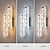 Недорогие Хрустальные настенные бра-Внутренние настенные светильники Crystal G24 LED в скандинавском стиле для гостиной, магазинов, кафе, стальной теплый белый настенный светильник 110-240 В