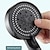 abordables Duchador-Rociador de mano de alta presión con cabezal de ducha con cabezal de ducha de 5 modos, cabezal de ducha de ahorro de agua de alta presión ajustable, accesorios de baño de ducha