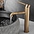 cheap Classical-Vintage Bathroom Sink Mixer Faucet Tall, Monobloc Washroom Basin Taps Single Handle One Hole Deck Mounted Antique, with Hot and Cold Hose Retro Water Taps Brass Black