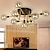 billige Loftslys-led loftlamper globe design 9-lys 33&quot; lysekroner pendel lys metal glas moderne stil stue soveværelse spisestue 85-265v pære medfølger ikke
