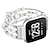 voordelige Fitbit-horlogebanden-Slimme horlogeband Compatibel met: Fitbit Versa 2 / Versa Lite / Versa SE / Versa Legering Sierstenen Smartwatch Band Bling Diamant Sierstenen Vrouwen mannen sieraden armband Vervanging Polsbandje