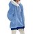 voordelige Vage Sweatshirts-Dames Kleurenblok Teddy Sherpa-fleece Lange mouw Col Capuchon Normale tops Dagelijks gebruik Casual Vetoketju Zak Paars Zwart Wit Leger Groen Bordeaux Lente Herfst Winter