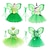cheap Movie &amp; TV Theme Costumes-Tinker Bell Fairytale Princess Tiana Dress Flower Girl Dress Tulle Dresses Girls&#039; Movie Cosplay Cosplay Gray &amp; Green Yellow Dark Green Children&#039;s Day Masquerade Dress
