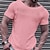baratos Camisetas masculinas casuais-Homens Camiseta Tecido Decote V Rua Esportes Manga Curta Roupa Moda Designer Casual Confortável