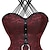 Χαμηλού Κόστους Ιστορικές &amp; Vintage Στολές-Ροκοκό Πανκ &amp; Γκόθικ Steampunk Punk Gothic Κορσές Πάνω από το Μπούστο Εσώρουχα Μπουστάκι Bodyshaper Γυναικεία 11 Χάλυβας με κόκκαλο Κορσές