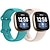 olcso Fitbit óraszíjak-2 csomag Smart Watch Band Kompatibilis valamivel FitBit Versa 3 Sense Puha szilikon Okos óra Szíj Állítható Solo Loop Nők férfiak Sportszíj Csere Karszalag