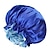 abordables bonnets de douche et bandeaux-chapeau de bain bonnet de soie pour les femmes satin bonnet pour cheveux bouclés bonnet de sommeil double couche grand soie cheveux bonnet pour les femmes noires cheveux naturels