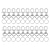 cheap Car Pendants &amp; Ornaments-20 pcs Metal DIY Scheme Structure Split Keys Public Partitions Keychains 25mm Open Atlas Interface