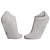 Χαμηλού Κόστους ανδρικές κάλτσες-Ανδρικά 6 ζευγάρια Καλτσάκια Χαμηλές Κάλτσες Μαύρο Λευκό Χρώμα Γράμμα Καθημερινά Ρούχα Διακοπές Σαββατοκύριακο Μεσαίο Καλοκαίρι Άνοιξη &amp; Χειμώνας Στυλάτο Καθημερινό