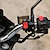 abordables Housses pour moto-22mm marche/arrêt moto interrupteur bouton poussoir 12v bouton connecteur guidon interrupteur pour vtt électronique vélo scooter moto 2 pc