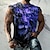 cheap Men&#039;s Tees &amp; Tank Tops-Men&#039;s Vest Top Sleeveless T Shirt for Men Crew Neck Graphic Animal Clothing Apparel 3D Print Daily Sports Print Sleeveless Fashion Designer Muscle