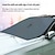 ieftine Huse De Scaun-Starfire 210*120cm protector magnetic pentru umbrelă de soare auto pentru geam din față capac de parasolar pentru parbriz mașină protector de parasolar accesorii auto