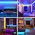 billige LED Strip Lamper-5v usb led stripelys rgb 5050 1m 2m 3m 5m fargeskiftende lys med 24-taster ir fjernkontroll for hjemme soverom kjøkken tv baklys DIY decor