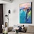 cheap Abstract Paintings-Handmade Oil Painting Canvas Wall Art Decoration Modern   Abstract Style for Living Room Home Decor Rolled Frameless Unstretched Painting