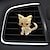 cheap Car Pendants &amp; Ornaments-Car Dashboard Decorations Fashion Cute Cat Cartoon Figure Figurines Car Air Conditioning Decoration