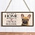 voordelige houten wandborden-1pc huisdier hond muur opknoping, houten dier hond patroon plaque teken wll decor accessoires, voor dierenwinkel café kamer decor huishoudelijke artikelen 4&#039;&#039;x8&#039;&#039; (10cmx20cm)