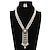 abordables Disfraces con joyas-Pendiente Collar con perlas Collar Pendientes Retro Antiguo 1920s Legierung Para El gran Gatsby Cosplay Mujer Joyería de disfraz Joyería de moda