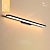 ieftine Lumini Vanity-15.6in 23.5in 31.2in lampă de perete cu LED modernă și minimalistă living dormitor baie măsuță de toaletă lampă frontală oglindă cafea neagră ac220v ac110v