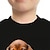 billige drenges 3d t-shirts-Børn Drenge T-shirt T-shirt Grafisk Dyr Hund Kortærmet Crewneck Børne Top udendørs 3D-udskrivning Sport Mode Daglig Sommer Sort 2-13 år