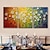 tanie Obrazy z kwiatami/roślinami-obraz olejny ręcznie malowany - kwiatowo-botaniczny duszpasterski nowoczesne płótno trzy panele 50 x 40 cm