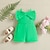cheap Bottoms-Kids Girls&#039; Children&#039;s Day Overall &amp; Jumpsuit Solid Color Fashion Halter Outdoor 3-7 Years Summer Green