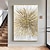 baratos Pinturas Abstratas-grande pintura a óleo pintada à mão sobre tela paisagem moderna ouro linha abstrata imagem da arte da parede para sala de estar decoração de casa