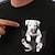 billige nyhed sjove hættetrøjer &amp; t-shirts-Dyr Hund T-shirt Trykt mønster Gadestil Til Par Herre Dame Voksne Varmstempling Afslappet / Hverdag