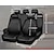 رخيصةأون أغطية مقاعد السيارات-4PCS / 9قطع سيارة مقعد الغطاء إلى مجموعة كاملة مقاومة للاهتراء تصميم مريح زلة المضادة إلى سيارة الركاب / SUV / شاحنة