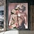 preiswerte Figürliche Drucke-Abstrakte Menschen Wandkunst Leinwand sexy Dame Drucke Malerei Kunstwerk Bild Heimdekoration Dekor gerollte Leinwand kein Rahmen ungerahmt
