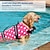 billige Hundetøj-ripstop hunderedningsvest sikkerhed kæledyr flotation redningsvest med reflekterende striber og redningshåndtag justerbart hvalpelivredder badedragt til små mellemstore hunde