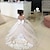 cheap Party Dresses-Flower Girl&#039;s Dress Kids Girls&#039; Party Dress Solid Color Long Sleeve Performance Mesh Princess Sweet Mesh Mid-Calf Sheath Dress Tulle Dress Summer Spring Fall 2-12 Years White Champagne