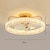 cheap Ceiling Fan Lights-LED Ceiling Fans with lights Crystal Chandeliers Dimmable with Remote Contral 20&quot; Flush Mount Ceiling Lamp Metal Chandelier Bedroom Living Room