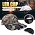ieftine Luminări și lumini de camping-5LED de vânătoare far far capac lanterna pălărie lanterna lampa de lumina in aer liber de camping de pescuit clip-on super-luminos