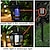 tanie Lampki nocne i dekoracyjne-2 szt. Solarna lampa na komary zewnętrzna elektryczna lampa na komary ogród ogród lampa na komary przeciwdeszczowa kontrola światła porażenie prądem komar i łapacz much