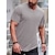 billiga v-hals för män-Herr T-shirt T-shirts Slät V-hals Kortärmad Kläder Muskel Slimmad passform Bekväm Stor och hög