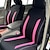 billiga Sätesövdrag till bilen-bilstolsöverdrag, polyester mintgrön rosa lila grå bilstolsfodral kudde universal bilstolsskydd bildekoration biltillbehör