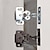 olcso építési kellékek-1db dupla görgős retesz szekrény reteszek szekrény szekrény ajtó dupla golyós görgős retesz ajtó dugó lengéscsillapító puffer mágnes zár