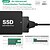 billige Kabler-USB 2.0 / USB 3.0 / USB 3.0 USB C Kabel / Omformer, USB 2.0 / USB 3.0 / USB 3.0 USB C til Skjermport Kabel / Omformer Kvinne mann