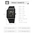 お買い得  クォーツ腕時計-skmei 男性用クォーツ時計 日本クォーツムーブメント腕時計 高級大型ダイヤル ファッションアナログ腕時計 カレンダー 3bar 防水男性 シリコンストラップウォッチ
