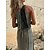 cheap Maxi Dresses-Women&#039;s Casual Dress Halter Neck Dress Long Dress Maxi Dress Streetwear Casual Striped Backless Outdoor Daily Holiday Halter Sleeveless Dress Loose Fit Black Orange Summer Spring S M L XL