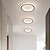 voordelige Plafondlampen-led-plafondlamp 1-lichts 20cm ringontwerp inbouwlampen silicagel aluminium plafondlamp voor gang veranda bar creatieve loft balkonlampen warm wit/wit 110-240v