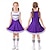 cheap Kids&#039; Costumes-Girls&#039; Cheer Leaders Dancer Performance Dancing Dress More Accessories Classic &amp; Timeless Polyester bright red Black Blue Dress Socks Accessory Set