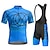 cheap Men&#039;s Clothing Sets-21Grams Men&#039;s Cycling Jersey with Bib Shorts Short Sleeve Mountain Bike MTB Road Bike Cycling Yellow Red Blue Graphic Bike Moisture Wicking Quick Dry Spandex Sports Graphic Funny Clothing Apparel